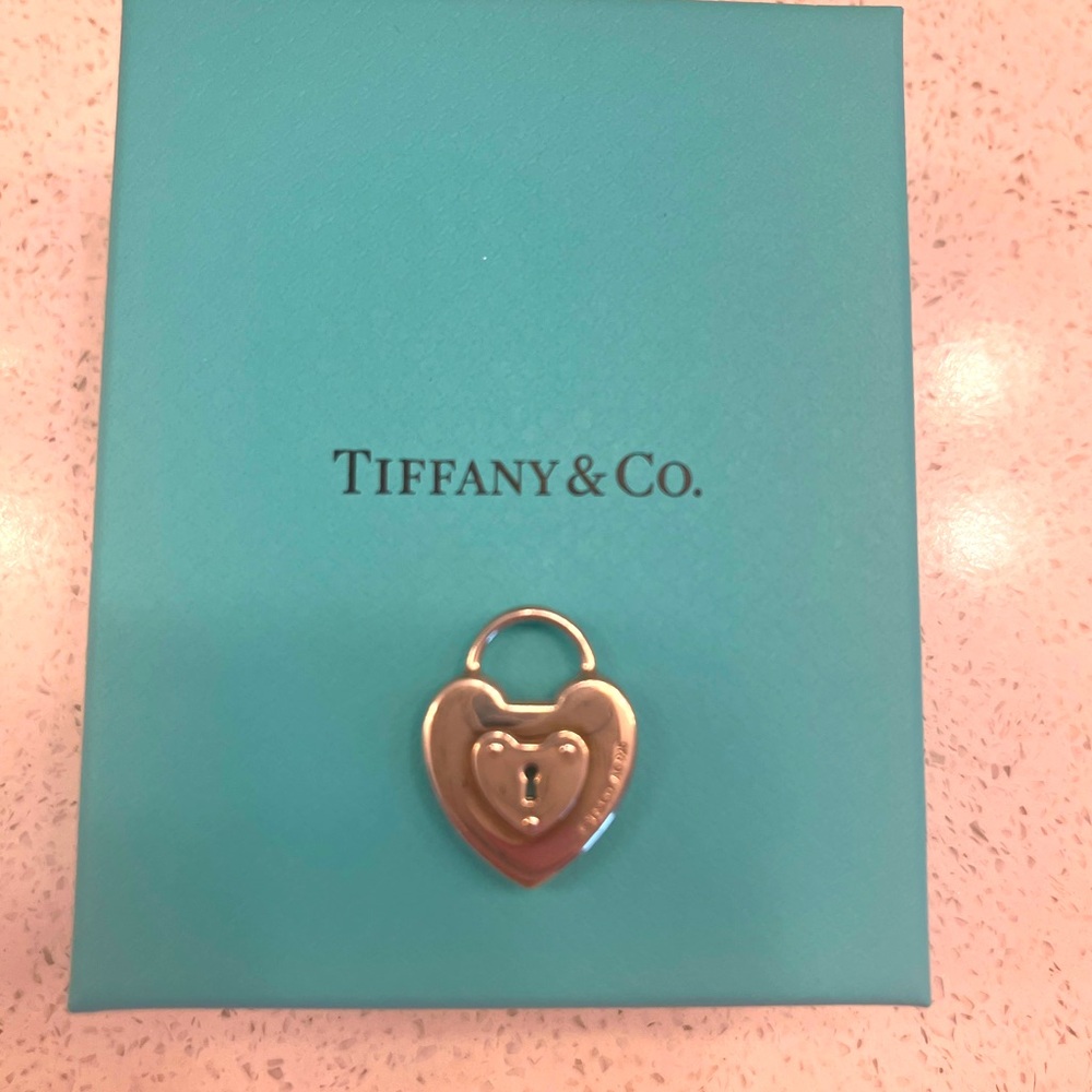 Tiffany & co heart lock charm